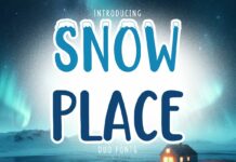 Snow Place Font Poster 1