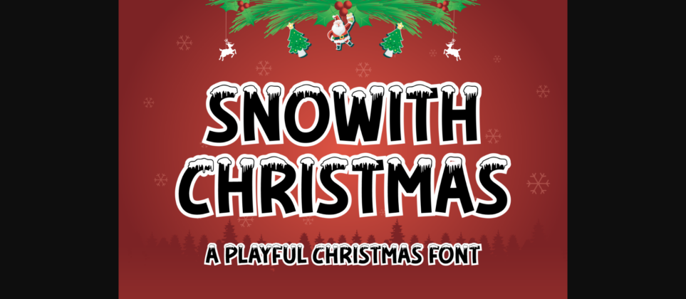 Snowith Christmas Font Poster 3