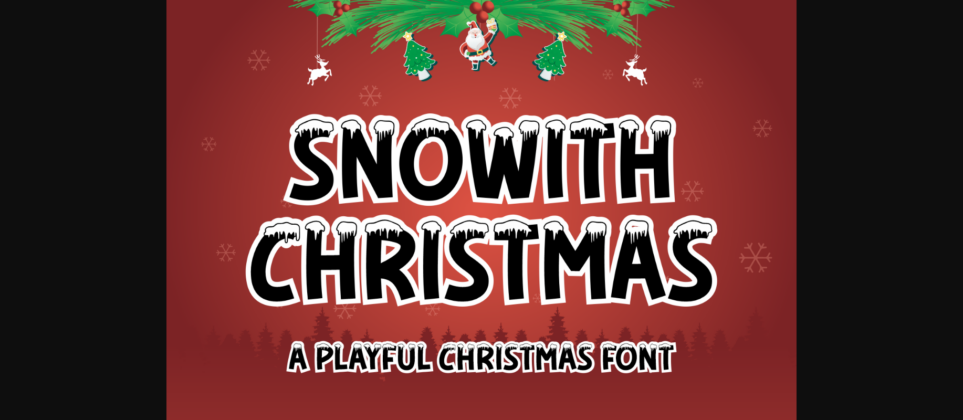 Snowith Christmas Font Poster 1