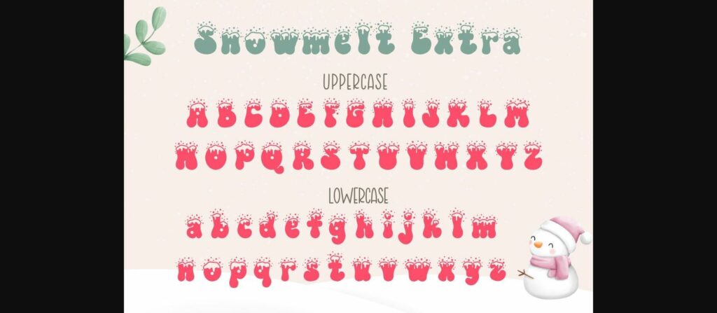 Snowmelt Font Poster 8