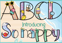 So Happy Font Poster 1