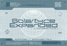 Solartyce Expanded Font Poster 1