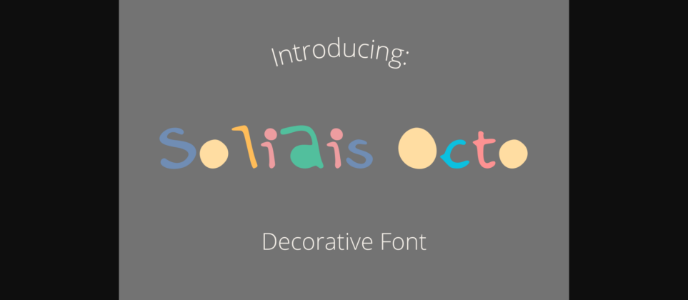 Solidis Octo Font Poster 1