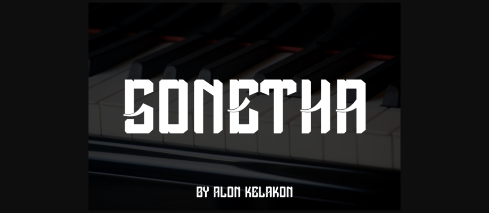 Sonetha Font Poster 7