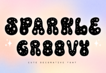 Sparkle Groovy Font Poster 1
