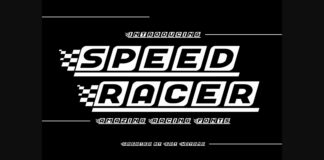 Speed Racer Font Poster 1