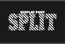 Split Font Poster 1