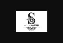 Split Sunflower Monogram Font Split Sunflower Monogram Font Poster 1