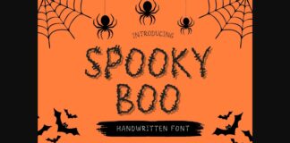 Spooky Boo Font Poster 1