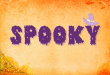 Spooky Font Poster 1