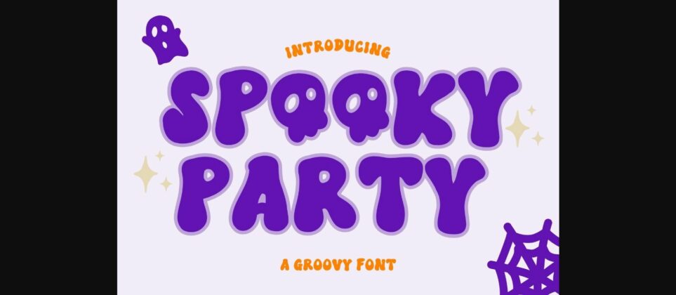 Spooky Party Font Poster 3