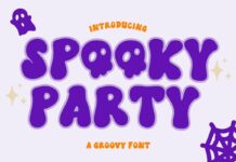 Spooky Party Font Poster 1