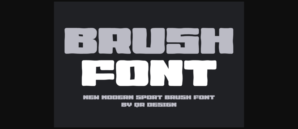 Sport Jecksil Brush Font Poster 4