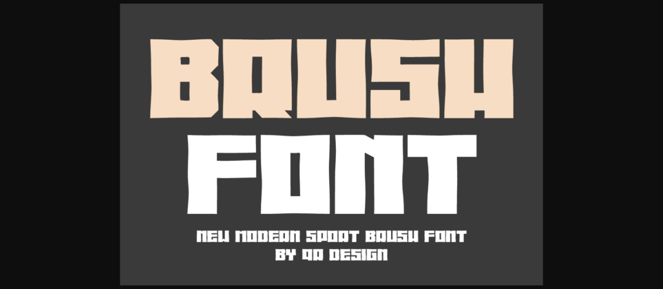 Sport Ngequize Brush Font Poster 4