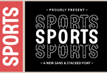 Sports Font Poster 1