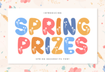 Spring Prizes Font Poster 1