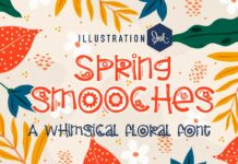 Spring Smoochies Font Poster 1