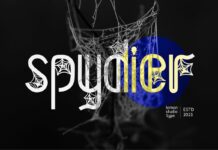 Spydier Font Poster 1