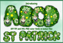 St Patrick Font Poster 1