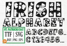 St Patricks Day Font Poster 1