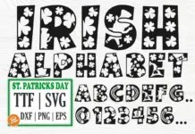 St Patricks Day Font St Patricks Day Font Poster 1