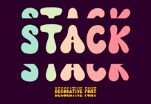 Stack Font Poster 1