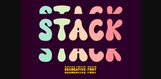 Stack Font Poster 1
