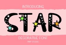 Star Font Poster 1