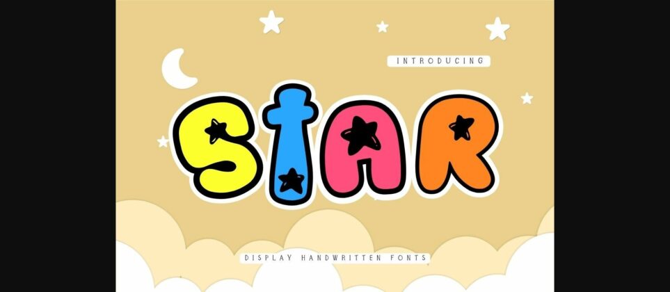 Star Font Poster 3