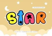 Star Font Poster 1