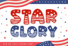 Star Glory Font Poster 1