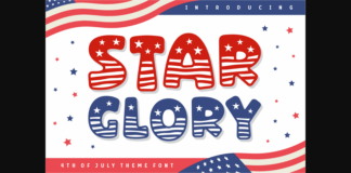 Star Glory Font Poster 1