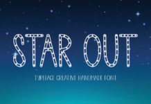 Star out Font Poster 1