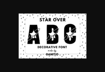 Star over Font Poster 1