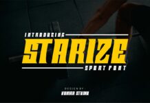 Starize Font Poster 1