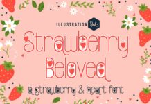 Strawberry Beloved Font Poster 1