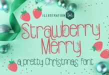 Strawberry Merry Font Poster 1