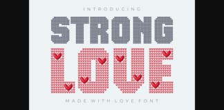 Strong Love Font Poster 1