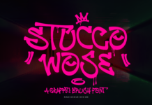 Stucco Wose Font Poster 1