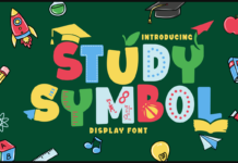 Study Symbol Font Poster 1