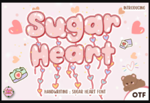 Sugar Heart Font Poster 1