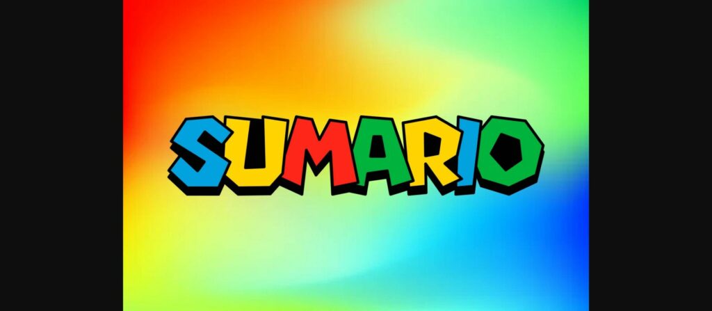 Sumario Font Poster 1