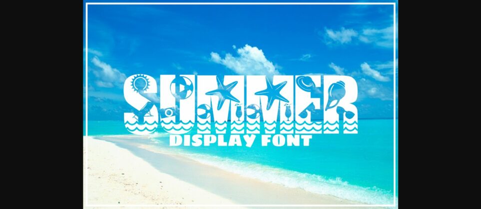 Summer Font Poster 3