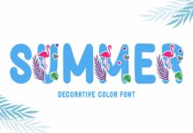 Summer Font Poster 1