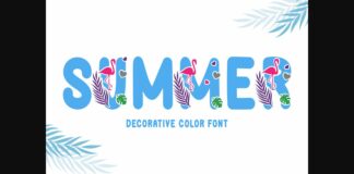 Summer Font Poster 1