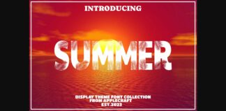 Summer Font Poster 1