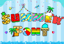 Summer Font Summer Font Poster 1