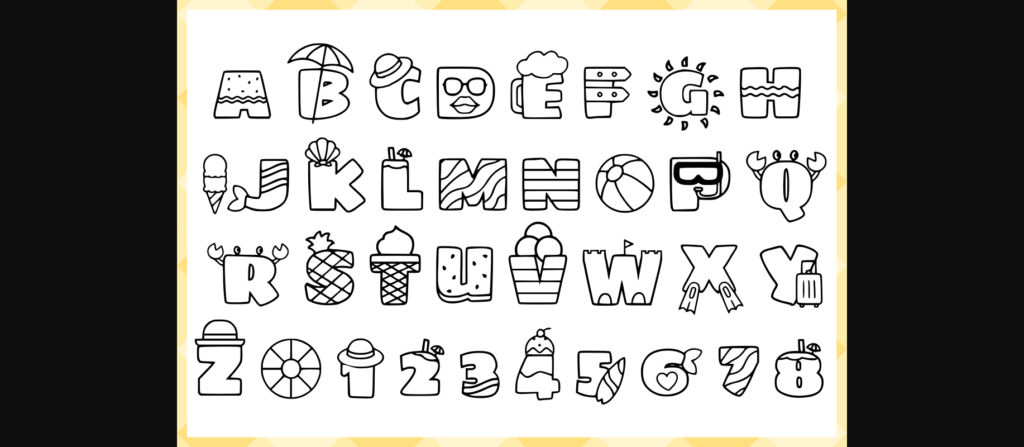 Summer Font Poster 4