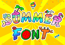 Summer Font Poster 1