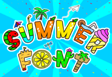 Summer Font Summer Font Poster 1